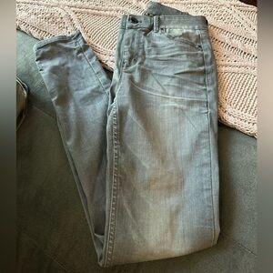 White House Black Market High Rise Grey Jeans Skinny